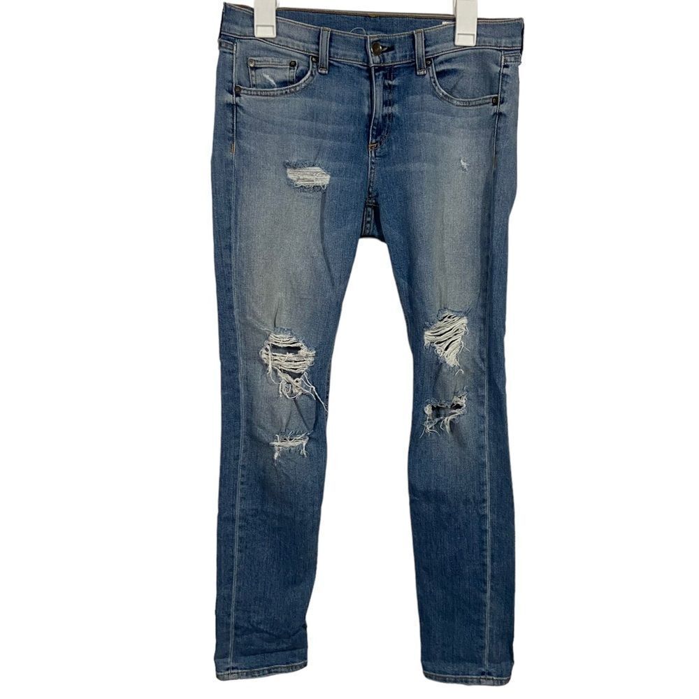 Rag & Bone Dre Distressed Low Rise Boyfriend Jeans
